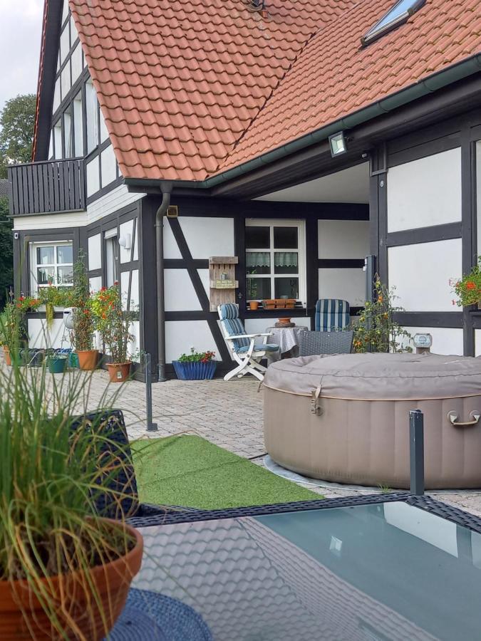 Landidylle Mit Garten, Whirlpool Und Klima Reken Luaran gambar