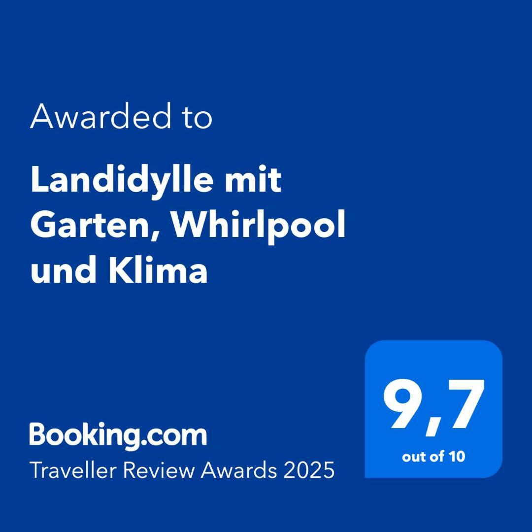 Landidylle Mit Garten, Whirlpool Und Klima Reken Luaran gambar